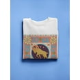 thumbnail image 3 of Aries Zodiac Ethnic Style Sweatshirt Women -Image by Shutterstock, Female Large, 3 of 4