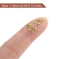thumbnail image 4 of Unique Bargains Yellow Green Irregular Metallic Glitter Crushed Glass Chips, 1-3mm, 20g, 4 of 5