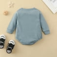 thumbnail image 4 of EnJoCho Toddler Sport Clothing Baby Boys Girls Long Sleeve Cotton Solid Romper Bodysuit Clothes Baby Kids Boys Trendy Casual Comfort Bodysuit Clothing, 4 of 7