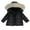 Black, variant on Baby Boys Winter Jacket Toddler Kids Boys Girls Padded Snowsuit Infant Winter Clothes Hooded Jacket Coat Outerwear Fashion Clothes