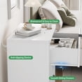 thumbnail image 6 of FANRAL Set of 2 Fluted 3 Drawer Nightstands,Modern Bedside Tables with Anti-Tip Safety Design,Wood End Tables for Bedroom Living Room,White Night Stand, 6 of 7