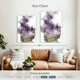 thumbnail image 4 of Elephant Stock Derive In Amethyst I Wall Art - Vertical Canvas Wall Art - Living Room Wall Decor - Abstract Canvas - White And Purple Decor By Daniela Hudson - 26" x 39", 4 of 8