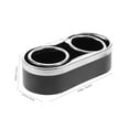 thumbnail image 3 of Easeky Adhesive Car Cup Holder Expander, Dual Slot Drink Organizer for Auto, Truck, Suv, Holds Bottles & Mugs, No-Drill Mount, Abs Storage Tray for Phone, Keys, A Cup Holder, 3 of 9
