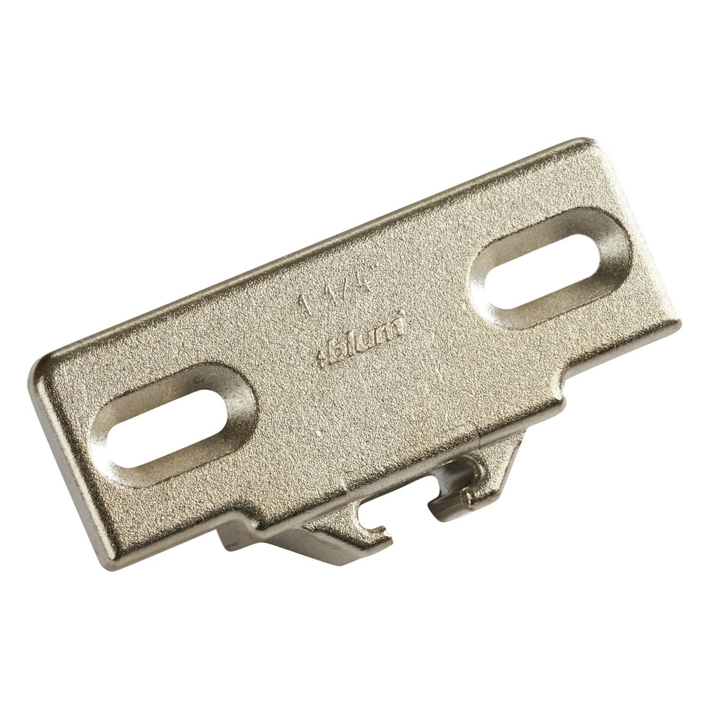 Blum 11/4" Overlay Edge Mount Mounting Plate For Compact 33 Hinges