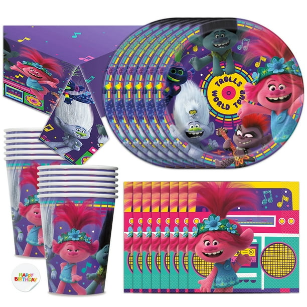 Trolls Birthday Party Supplies Troll Party Decorations Includes