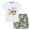 outfit sets-White, variant on Toddler Little Boys Short Sleeve T-Shirt Camouflage Shorts Set Summer Clothes Outfits(White,2-3 Y)