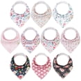thumbnail image 1 of Baberos tipo bandana KeaBabies de algodón orgánico, paquete de 10 unidades, 1 of 9