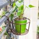 thumbnail image 3 of Bewildely Estante para flores de balcón, soporte para maceta de hierro de estilo europeo, ventana colgante, estante para lavabo de plantación verde Jardín y Patio negro Bewildely HA025546-01, 3 of 5