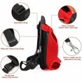 thumbnail image 4 of Pet Dog Carrier Backpack Mesh Dog Carriers Bag Breathable Portable Pet Dog Carrier Adjustable Mesh Dogs Strap Backpack ShopWise Round, 4 of 15