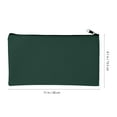 thumbnail image 2 of EXHUMKY 3Pcs Money Organizer Bags Green PU with Zipper for Cash and Document Storage, 2 of 8