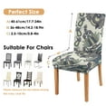 thumbnail image 6 of Chic Paisley Bohemian Dining Chair Covers 4 Pack Vintage Floral Ethnic Retro Colorful Pattern Washable Polyester Stretch Slipcovers Removable Protector for Artistic Dining Room, 6 of 7