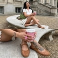 thumbnail image 5 of Cushionaire Java Casual Womens Jelly Flats with Adjustable Strap, Closed Toe Mary Janes Mule Design, Waterproof Jelly Sandals for Women, 5 of 24