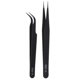 thumbnail image 1 of Nail Art Rhinestones Eyelashes Extension Straight & Curved Tweezers Tool Set-, 1 of 5