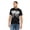 Black, variant on Victorious Men's Colorful Chenille Patched Savage Tiger T-Shirts TS7317 - White - X-Large