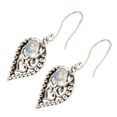 thumbnail image 3 of 925 Sterling Silver Rainbow Moonstone Drop & Dangle Earring, 3 of 3