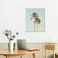 thumbnail image 2 of RUIYC Sylvie One Coconut Palm Tree Framed Canvas Wall Art by The Creative Bunch Studio, 16x20 inch, Coastal Art for Wall, 2 of 4