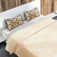 thumbnail image 5 of Yayeee Pillowcase Queen Size Set of 2 Satin Wrinkle Resistant Pillow Case, Retro Blossom Flower, 5 of 8