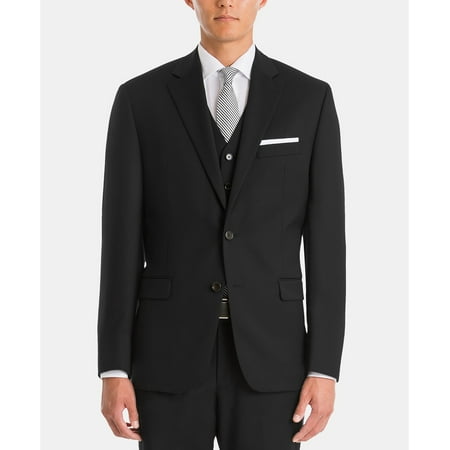 Ralph Lauren BLACK UltraFlex Classic-Fit Wool Jacket, US 44R