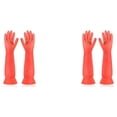 thumbnail image 4 of Yuarrent 1 par de guantes de limpieza, manopla de , tocados limpios, diseño grueso, accesorios para el hogar, cintura antideslizante, naranja / Naranja/M 2Conjunto, 4 of 6