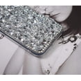 thumbnail image 4 of Bling Glitter Case,Luxury Shiny Diamond Crystal Rhinestone Sparkly Jewelled Gemstone 3D Handmade Clear Cover Case for Women Girls with iPhone 12 /iPhone 12 Pro 6.1'', 4 of 4