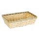 thumbnail image 3 of Cesta de servicio de alimentos Cesta de almacenamiento de bambú, Cesta de pan tejida para bocadillos, Cesta de fruta tejida para encimeras Estantes de 26cmx16cmx7.5cm Soledad Cesta de almacenamiento, 3 of 10