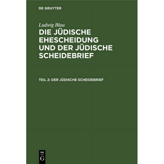Der Jüdische Scheidebrief, (Hardcover)