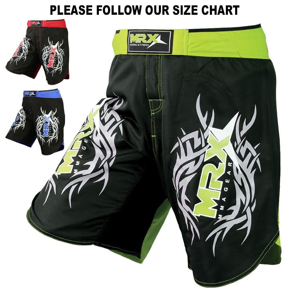 ARD Pro MMA Fight Shorts UFC Cage Fight Grappling Muay Thai Boxing Black-White Xs-3xl 