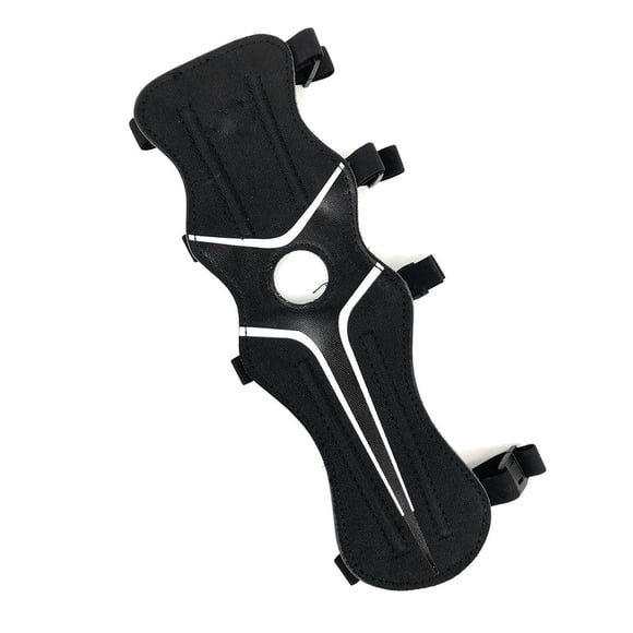 Sonducket Protector de brazo de nailon con correas ajustables, manga de protección extendida para exteriores de liberación rápida, accesorio de tiro y tiro con Negro Sonducket OD028874-01