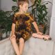 thumbnail image 4 of Fotbe Cute Cow Sunflower Field Pijama Estampada de 2 Piezas para Niños – Ropa de Dormir de Manga Corta Cómoda para Niños y Niñas, Camiseta y Shorts de Algodón-XX-Large, 4 of 6
