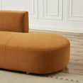 thumbnail image 3 of Ashcroft Furniture Orby  Velvet Sectional Sofa Left Facing, 3 of 6