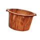thumbnail image 4 of Cubo para baño de pies, cubo para baño de pies, barril redondo SPA para hombres y mujeres, pedicura Marrón Altura 23cm, 4 of 9