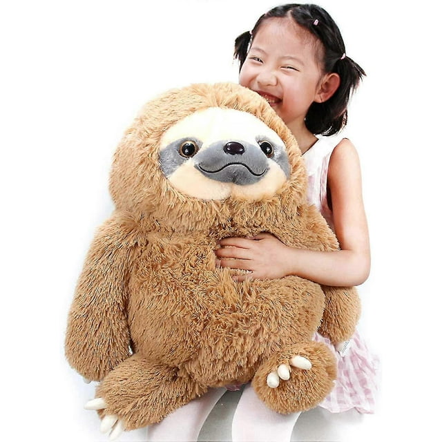Lindo perezoso de peluche de gran tamaño.