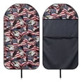 thumbnail image 5 of Garronmavis Waterproof Stain Resistant Front Car Seat Towel Cover, 1 PC Non-Slip Easy Installation for Gym Workout Beach Hiking Running, Universal Fit for Cars SUV Trucks Sedan Van, 5 of 8