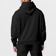 thumbnail image 5 of kamemir Men's Pull Over Hoodie(Black,XXL), 5 of 6