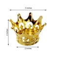 thumbnail image 2 of BalsaCircle 12 Gold 3" Mini Crowns Favor Holders, 2 of 8