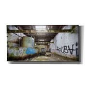 Epic Graffiti 'Roubaix Urbex' by Sebastien Lory, Giclee Canvas Wall Art, 60"x30"