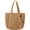 Brown, variant on Women's Large Woven Straw Beach Tote Holiday Handmade Summer Rattan Bags