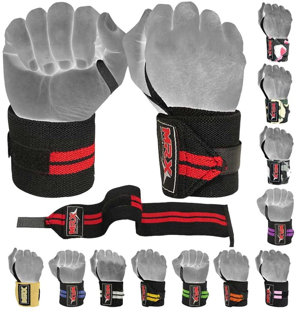 Weight Lifting Belt Gym Training Gloves Wrist Wraps Strap Workout 3pc Bundle Set 