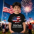 thumbnail image 2 of lnmuld Boys T-Shirt 250 Years of Freedom Flag Independence Day Graphic Tee Size:8-9 Years, 2 of 3