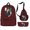 Brown, variant on Joe Nichols Black Tour Backpacks 3 Pieces Sets Fashion Shoulder Bag Casual Daypack