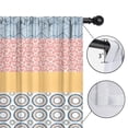 thumbnail image 4 of Blackout Kids Curtains,Boho Bohemia Geometric Line Art Childrens Insulated Curtains Set Of 2,Bedroom Essentials,Toddler Room Decor 52"x84"(132x213cm), 4 of 4