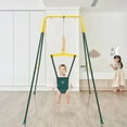 thumbnail image 5 of G TALECO GEAR 2 in 1 Baby Jumper and Bouncer, Baby Swing Outdoor, Toddler Swing Sets for Kids Age 1-3, Green, 5 of 9