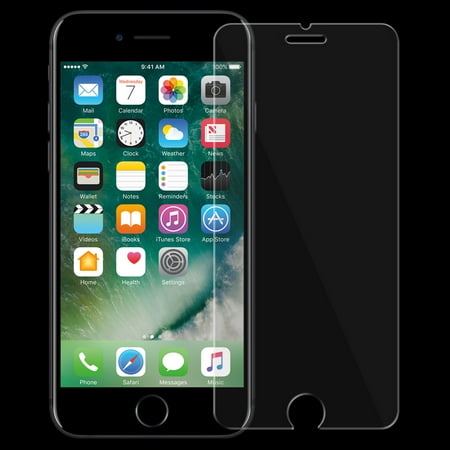 2 Days Free Crystal - iPhone 7 Plus Screen Protector, Pack of 2 Tempered Glass Screen Protector Scratch Guard for Apple iPhone 7 Plus - 9H Hardness, Crystal Clear, Scratch Resist, Bubble Free
