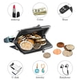 thumbnail image 4 of Ghost Microfiber Zinc Alloy Travel Wallet with Jaws Closure - Compact Coin Purse for Men and Women - 4.3x4.7 in 0.7 Microfiber Material - Secure and Stylish Travel Essentials for Your Journey, 4 of 7