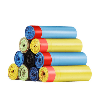 MISSMILE Garbage Bags,Thick Drawstring Trash Bags,Durable and Convenient Kitchen Garbage Bags with Handles