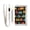 Fire Trucks, variant on JIALIOU Nylon Trifold Card Wallet with ID Window Zipper Pocket for Men Women Teen Apples Oranges Bananas