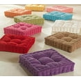 thumbnail image 5 of Nvzi Cojines para silla, para exterior, interior, cojín grueso para banco, cojín duradero para suelo,balcón, coche, oficina, patio, sofá, viaje, azul oscuro, cuadrado, 16", 5 of 5