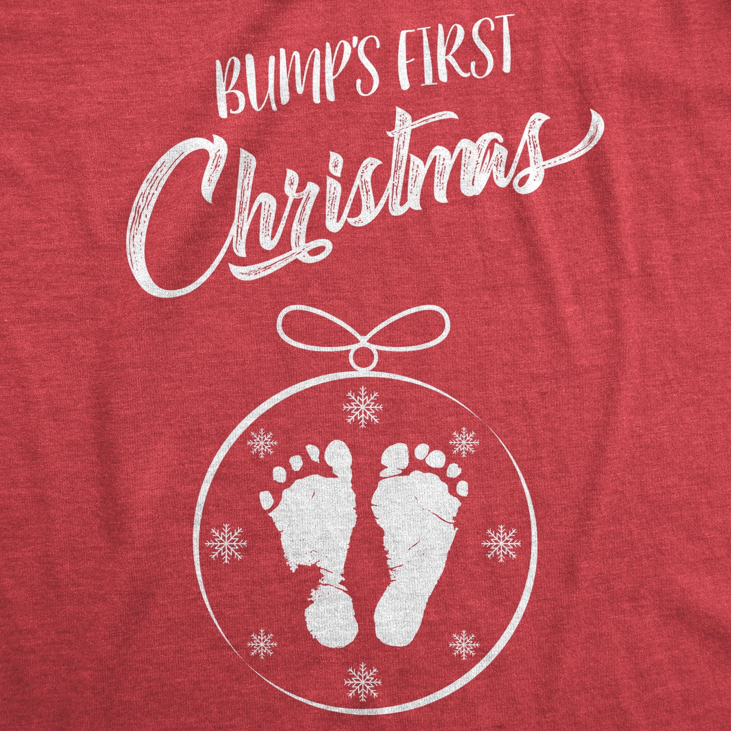 baby bump christmas ornament