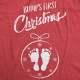 thumbnail image 2 of Maternity Bumps First Christmas Ornament New Baby T Shirt Pregnancy Tee for Mom, 2 of 7