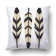 thumbnail image 1 of ABPHQTO Plumas Patrón étnico blanco y negro Funda de almohada bohemia Funda de almohada 40x40 cm, 1 of 2